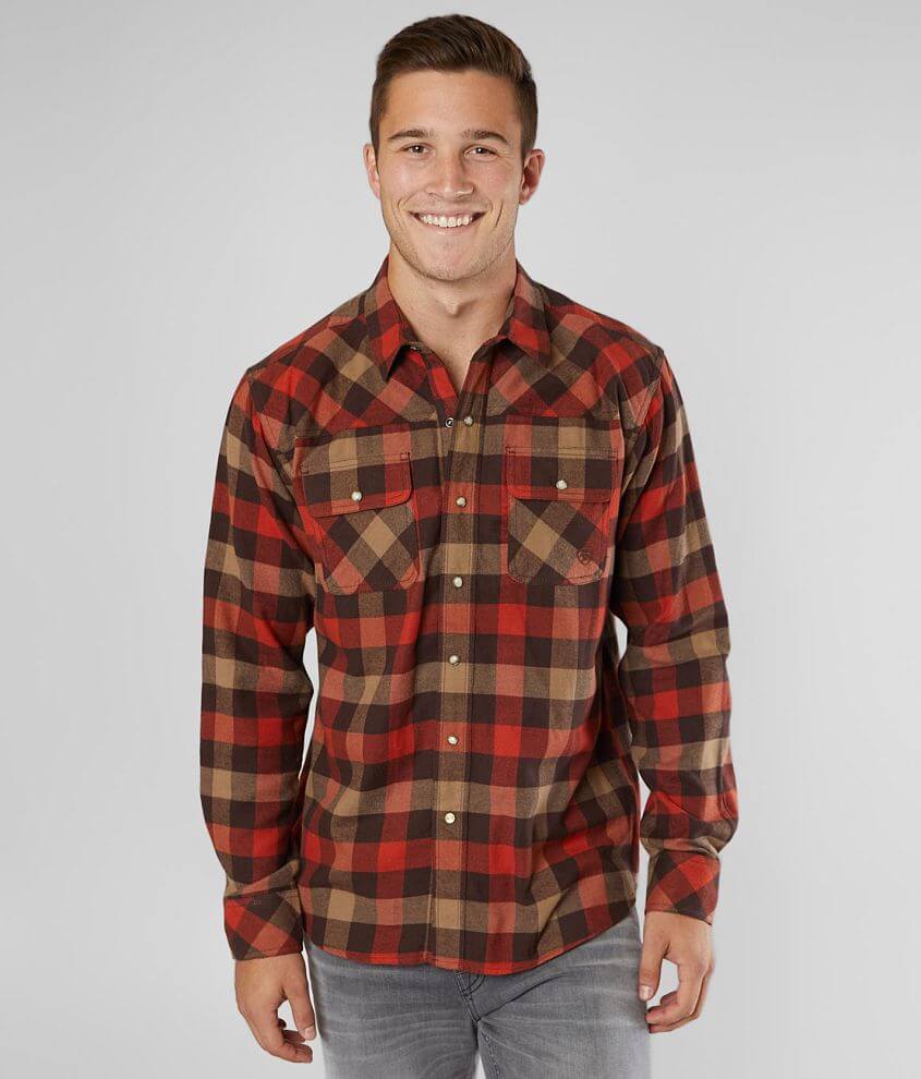Ariat Kenton Retro Fit Western Flannel Shirt front view