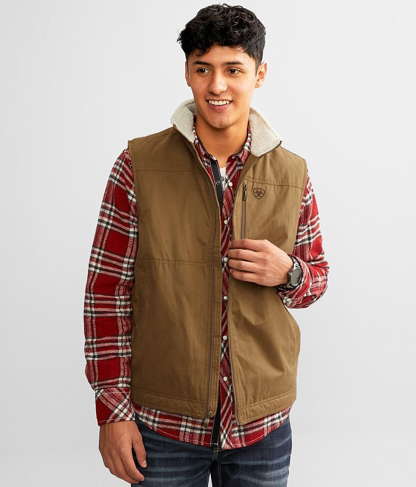 Ariat Men's Grizzly Canvas Cub Vest XL