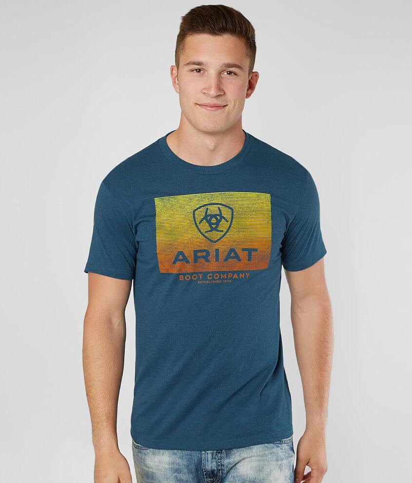 Ariat Gradient T-Shirt - Men's T-Shirts in Creek Heather | Buckle