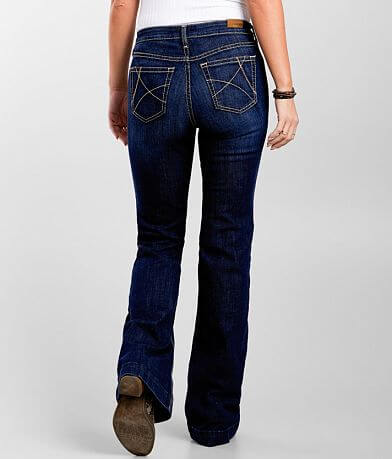 Ariat Ella High Rise Wide Leg Trouser Stretch Jean BACK