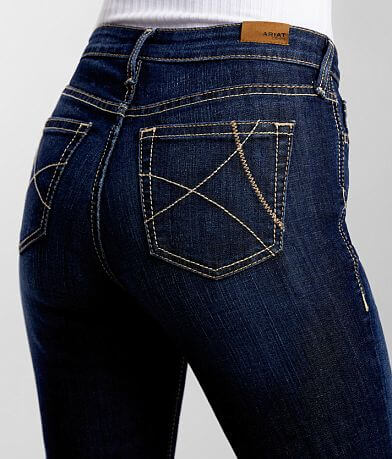 Ariat Ella High Rise Wide Leg Trouser Stretch Jean BACK_POCKET