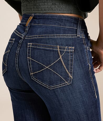 Ariat High Rise Slim Trouser Stretch Jean BACK_POCKET