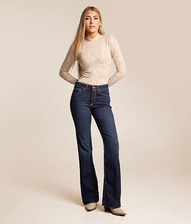 Ariat High Rise Slim Trouser Stretch Jean front view