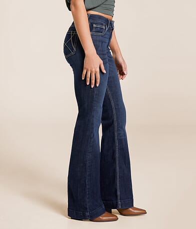 Ariat High Rise Slim Trouser Stretch Jean FULL_LEFT_SIDE