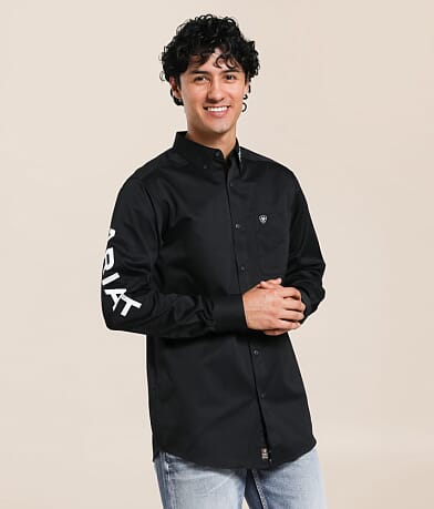 Ariat Team Logo Twill Shirt front view