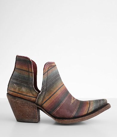 Ariat Blanket Dixon Western Leather Ankle Boot front view