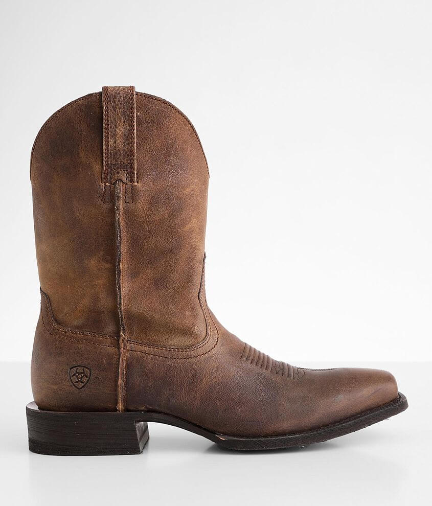ariat tobacco boots Ariat Circuit Reinsman Leather Cowboy Boot - Men's Shoes in Tobacco Toffee