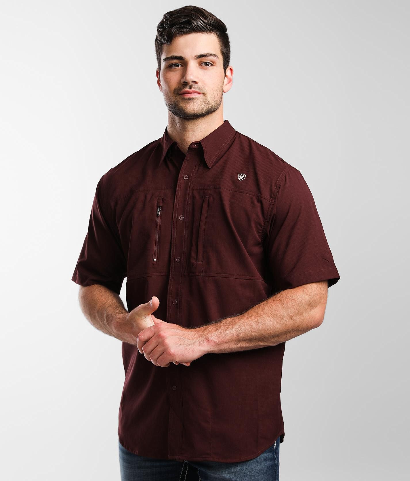 Ariat VentTEK™ Classic Heat Series Shirt - Men's Shirts in Malbec