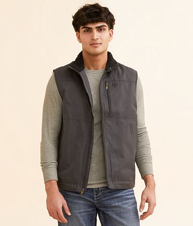 Ariat Grizzly Canvas Vest front view