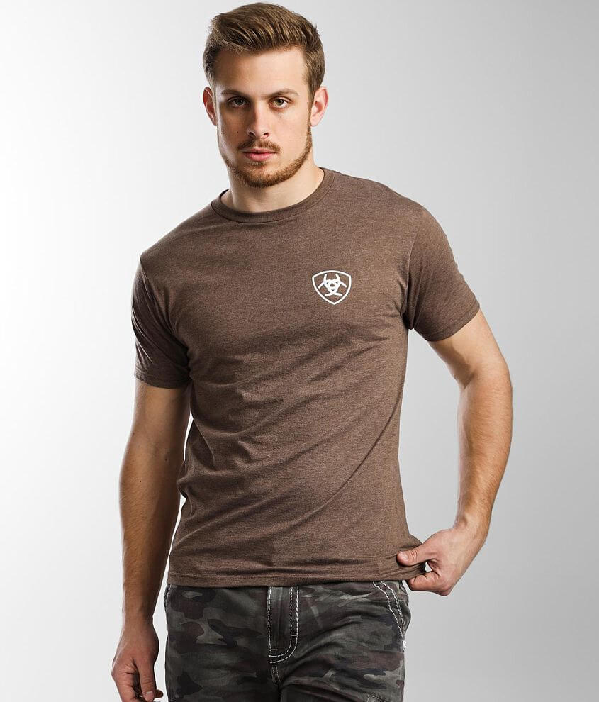 Ariat Format T-Shirt - Men's T-Shirts in Brown Heather | Buckle