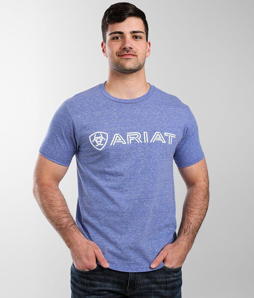 Ariat Modern Stroke T-Shirt - Men's T-Shirts in Royal Snow | Buckle