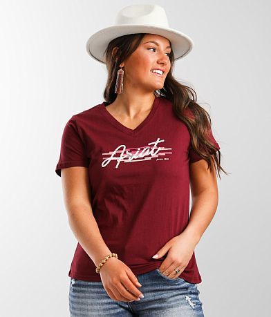 Ariat Real Logo Script T-Shirt FULL_RIGHT_SIDE