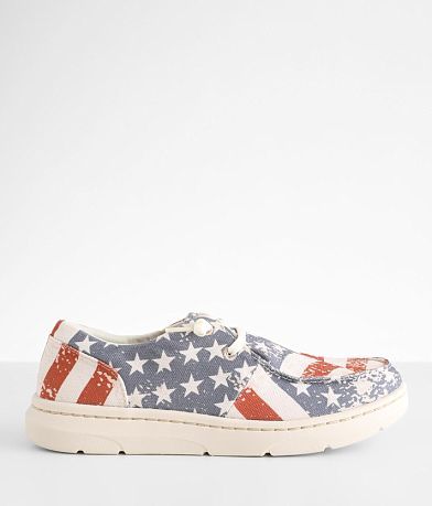 Ariat Hilo Flag Printed Shoe front view