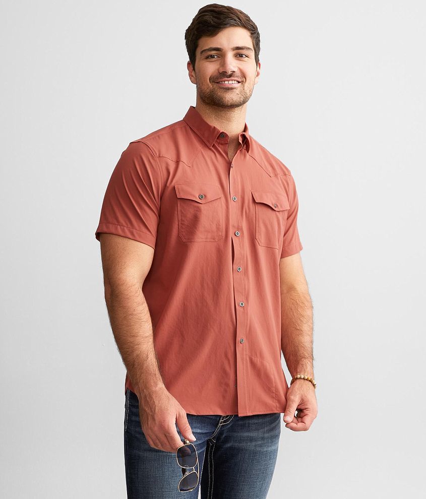 Ariat VentTEK™ Western Shirt - Men's Shirts in Marsala | Buckle