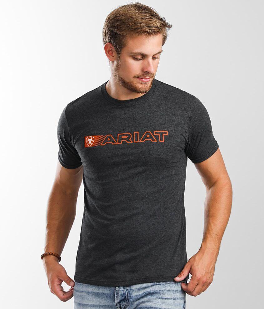 Ariat Octane T-Shirt - Men's T-Shirts in Charcoal Heather | Buckle