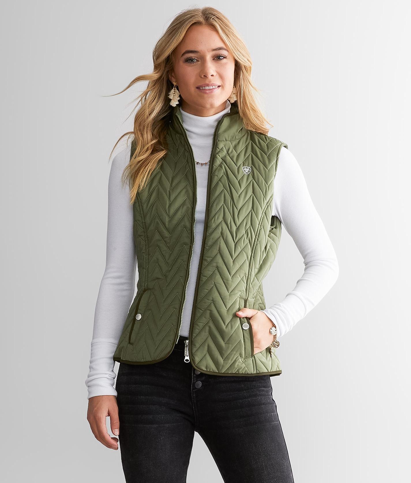 Gilet équestre Isotherme Femme Ariat Tek Ashley – XXL – Noir Matelassé