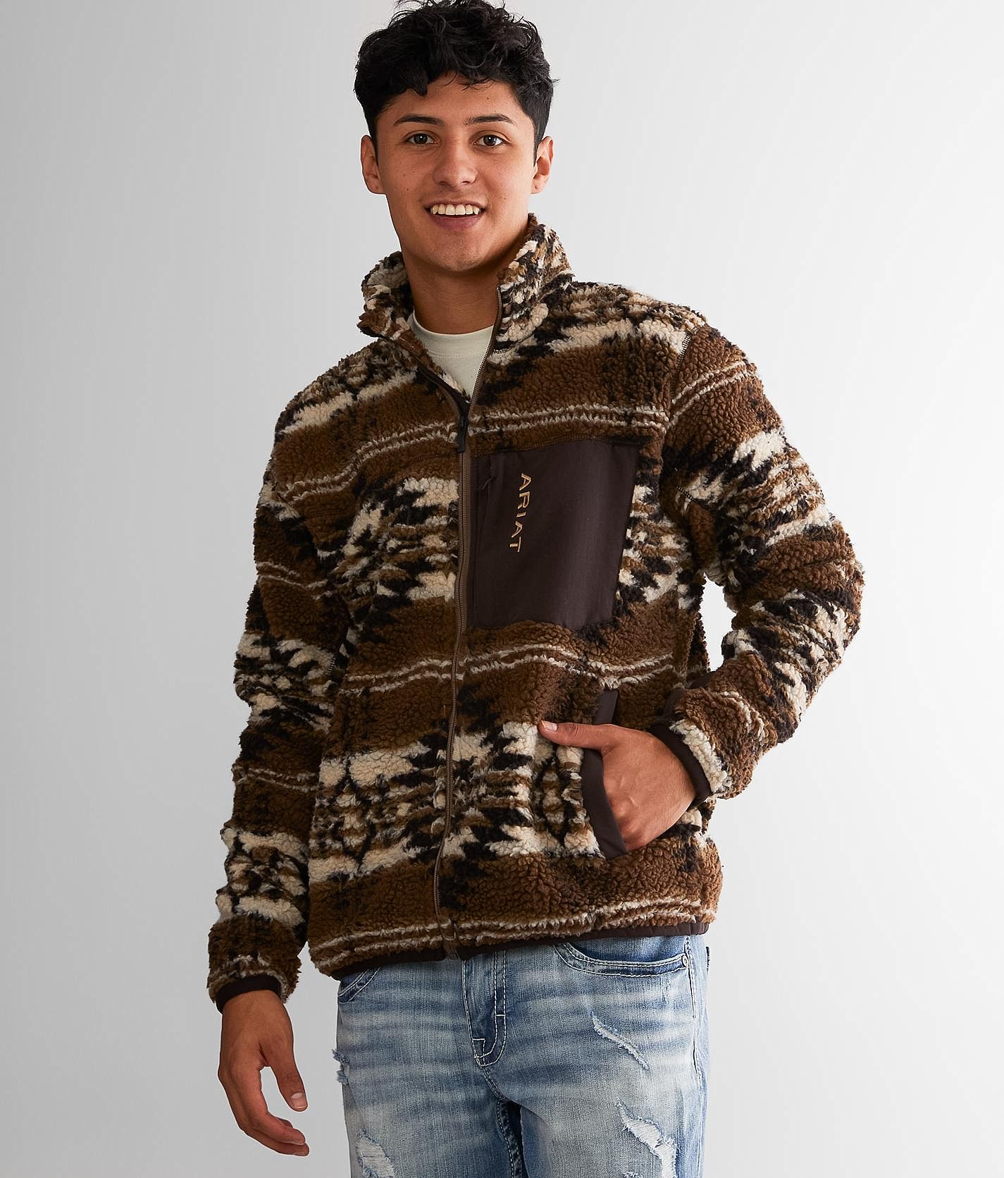 Ariat Mammoth AriatTEK® Sherpa Jacket - Men's Coats & Jackets in