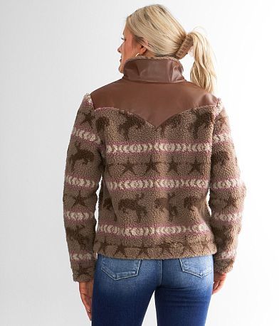 Ariat Bandit Sherpa Jacket back view