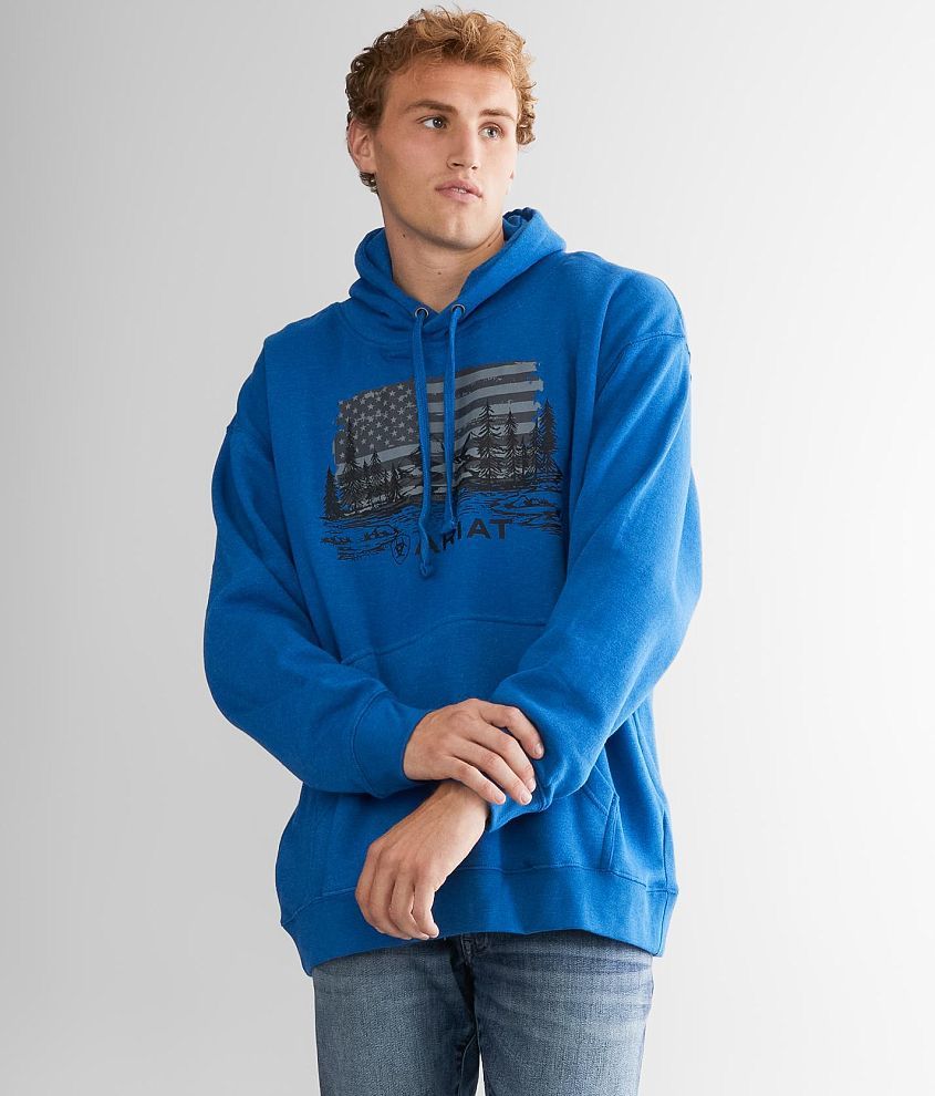 Ariat Land of The Free Hooded Sweatshirt front view