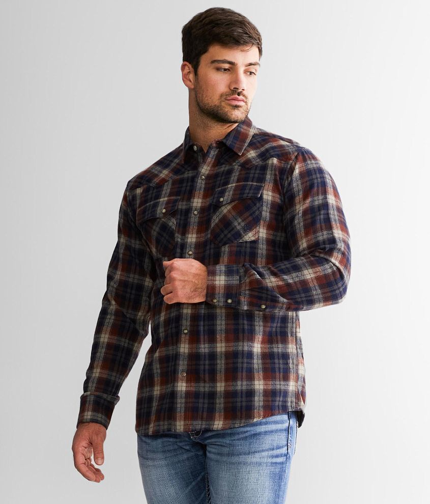 Ariat Hendrik Flannel Shirt - Men's Shirts in Maritime Blue | Buckle