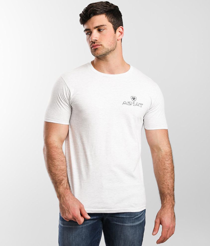 Ariat Modern Type T-Shirt - Men's T-Shirts in Ash Grey | Buckle