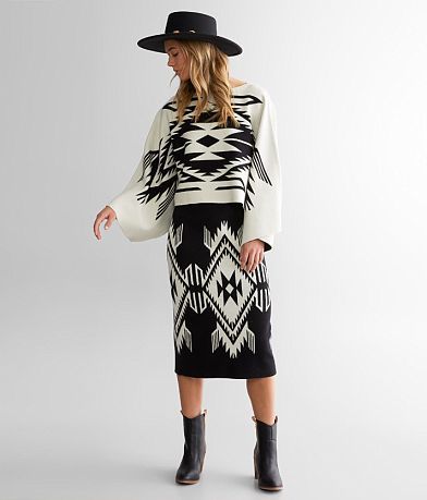 Ariat Chimayo Sweater Midi Skirt misc detail 1 view