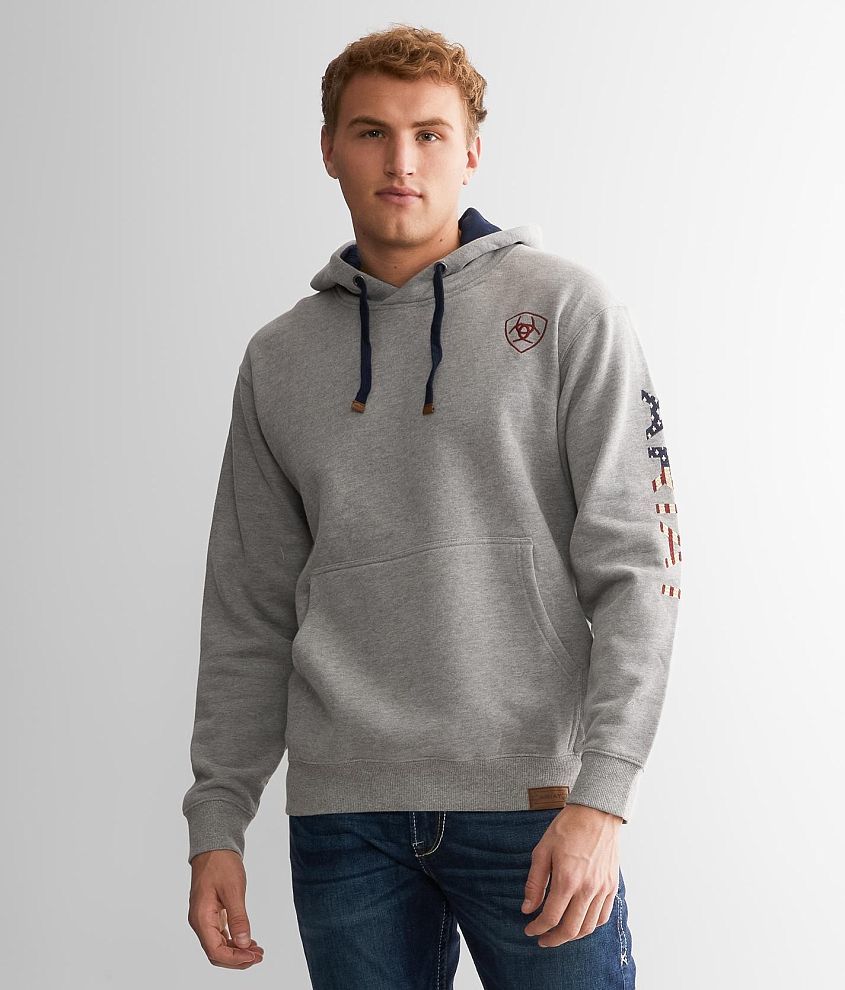 Ariat Chimayo Hooded Sweatshirt - Men's Sweatshirts in Heather