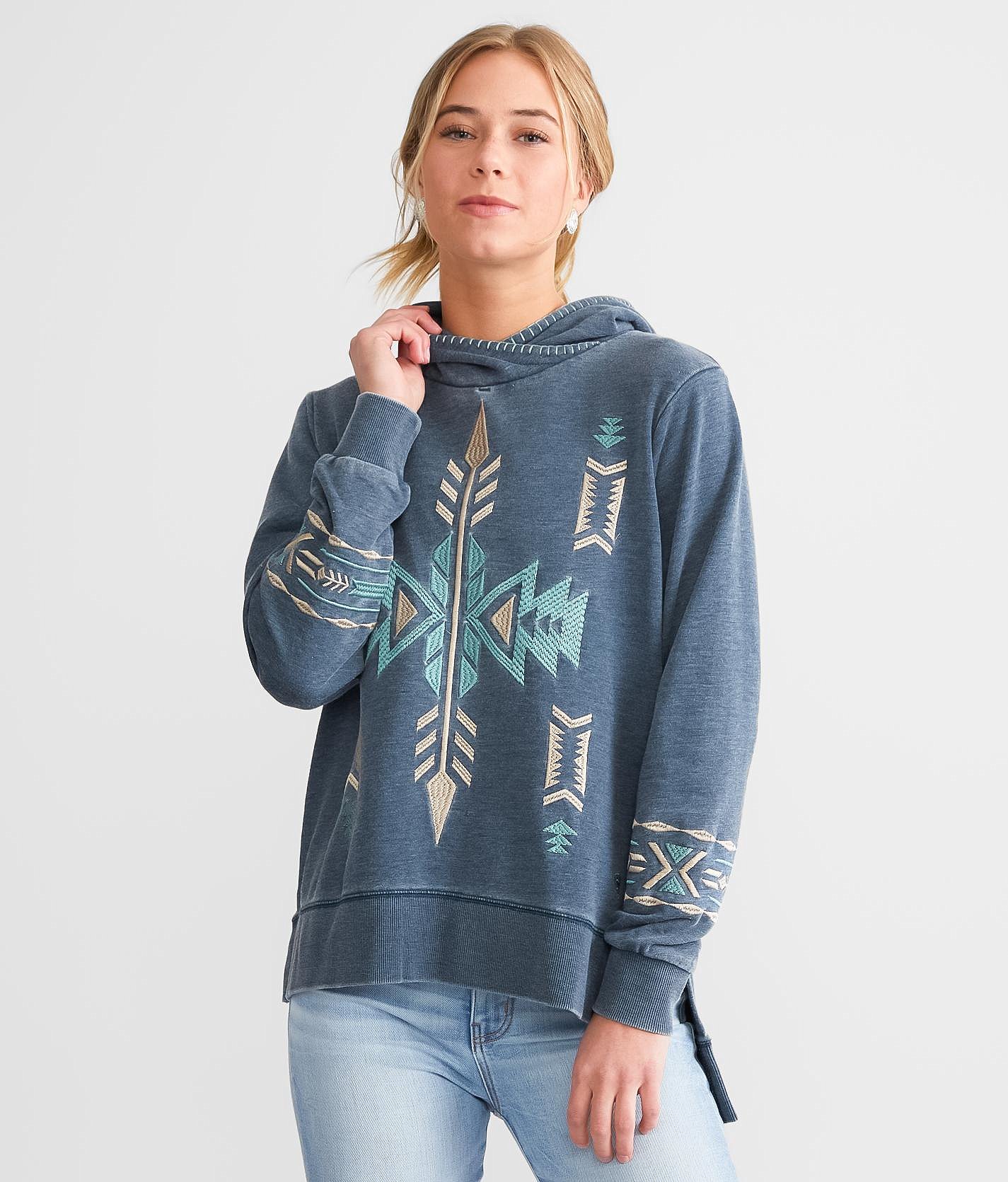 Ariat Aloe Vera Washed Hooded Sweatshirt - Women's Sweatshirts In ...