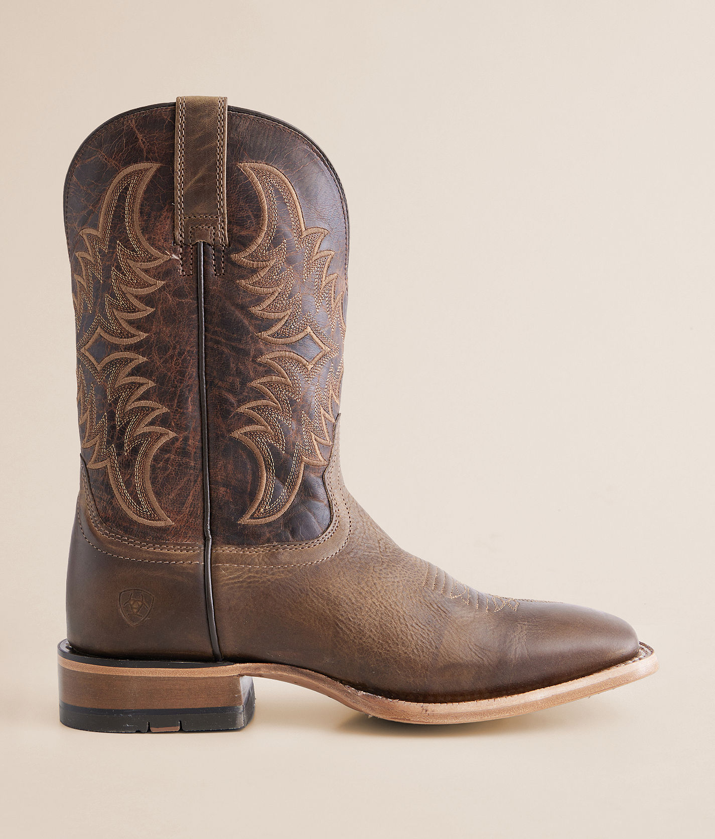 Mens Ariat Pull‎ On A2 Classic Two Toned Leather Boots Black Tan 12 Amazon.com | Ariat Men main image 3
