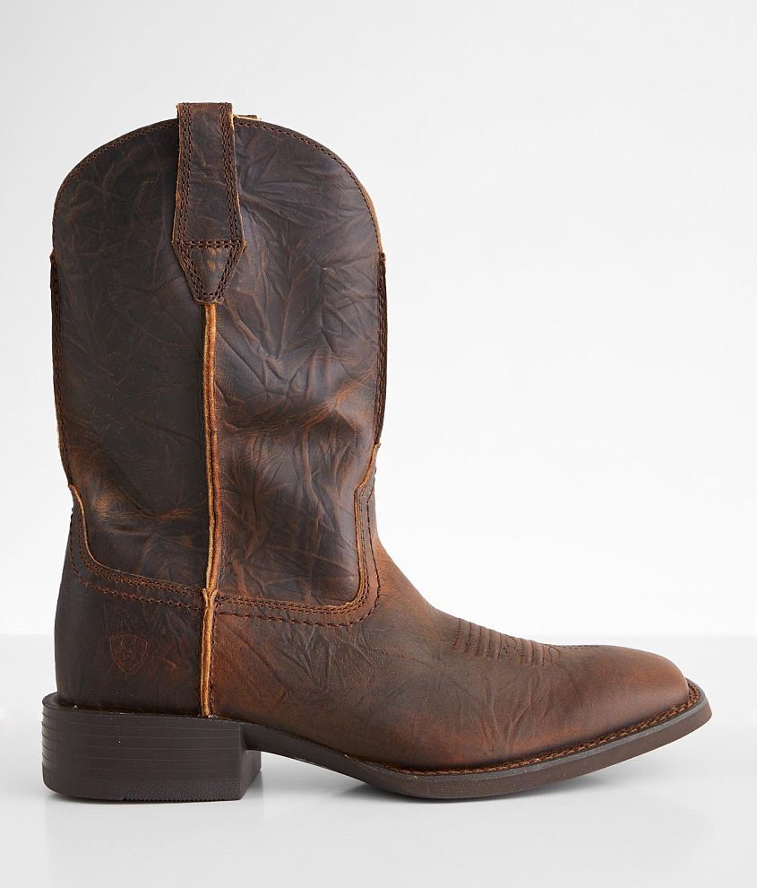 Ariat Sport Rambler Leather Western Boot - Men's Shoes in Barop Brown ...