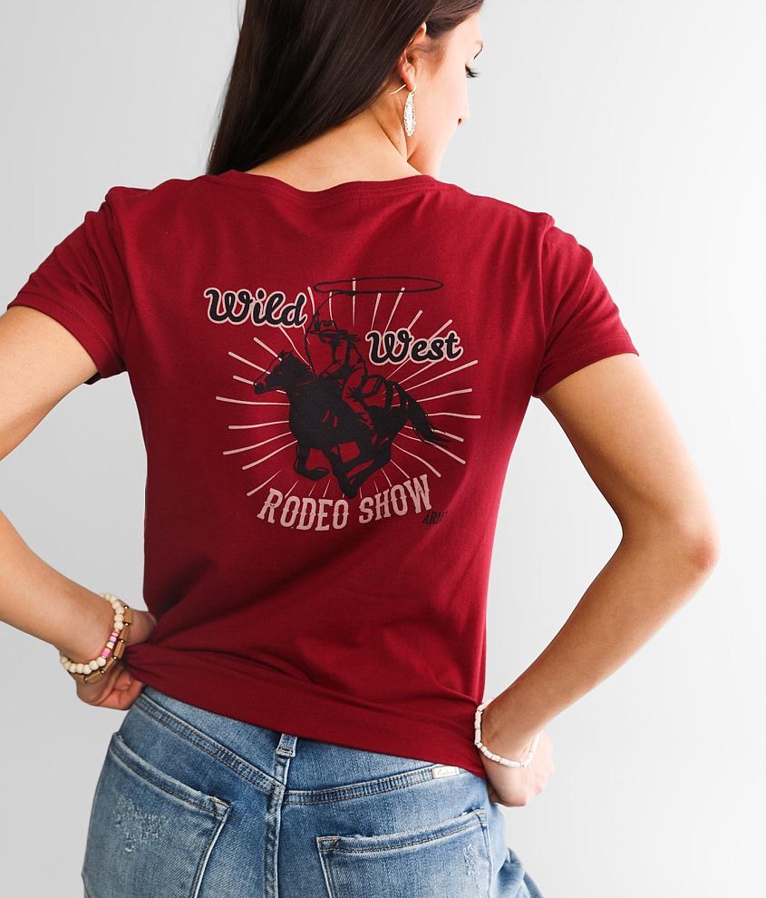 Ariat Rodeo Show T-Shirt - Women's T-Shirts in Cardinal | Buckle