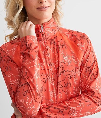 Ariat TEK&#8482; Sunstopper Quarter Zip Pullover misc detail 2 view