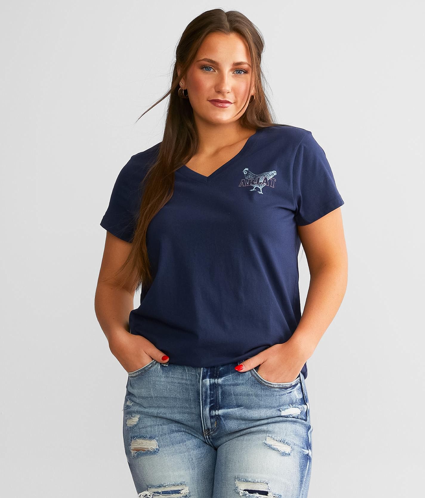 Ariat Small Town American Flag T-Shirt for Women