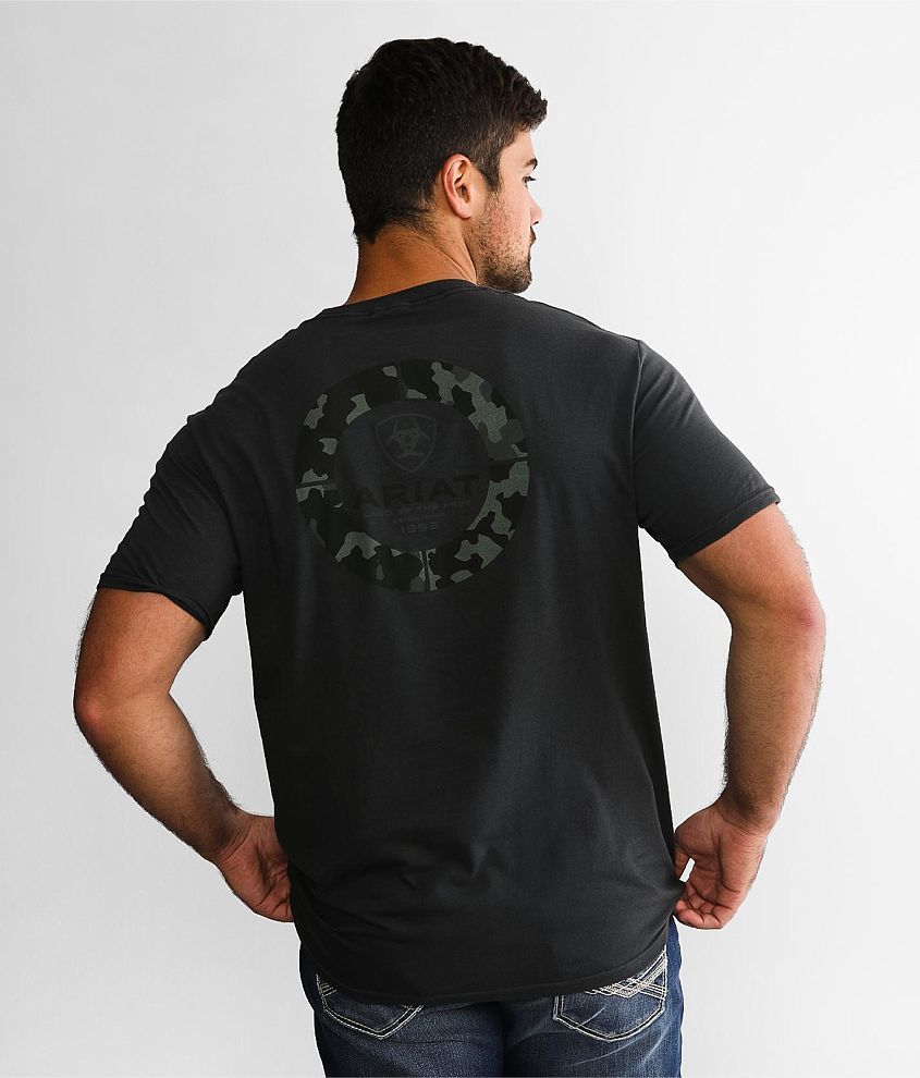 Ariat Camo Ring T-Shirt front view