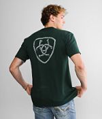 Ariat Rope Shield T-Shirt - Men's T-Shirts in Forest Green