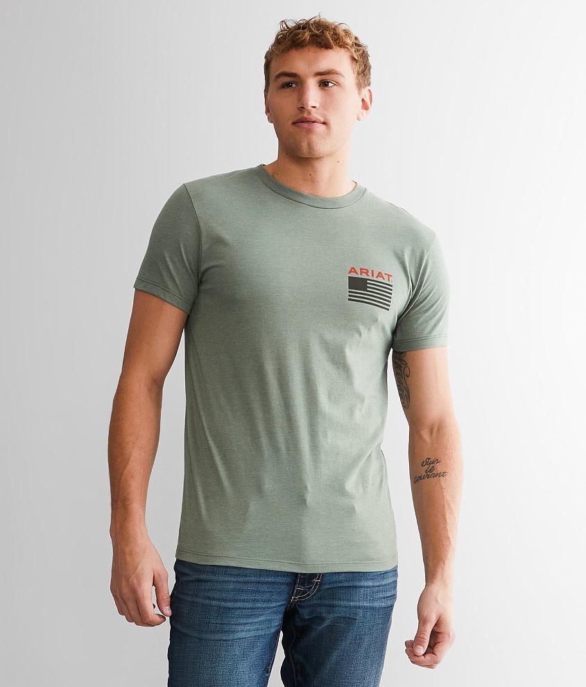 Ariat Aztec Flag V1 T-Shirt front view