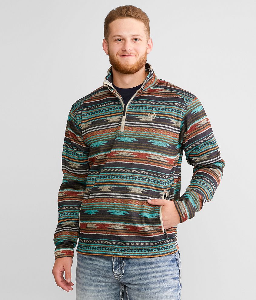 Ariat Caldwell Quarter Zip Pullover front view