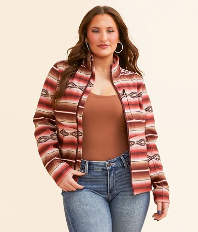Ariat Southwestern Softshell Jacket front view