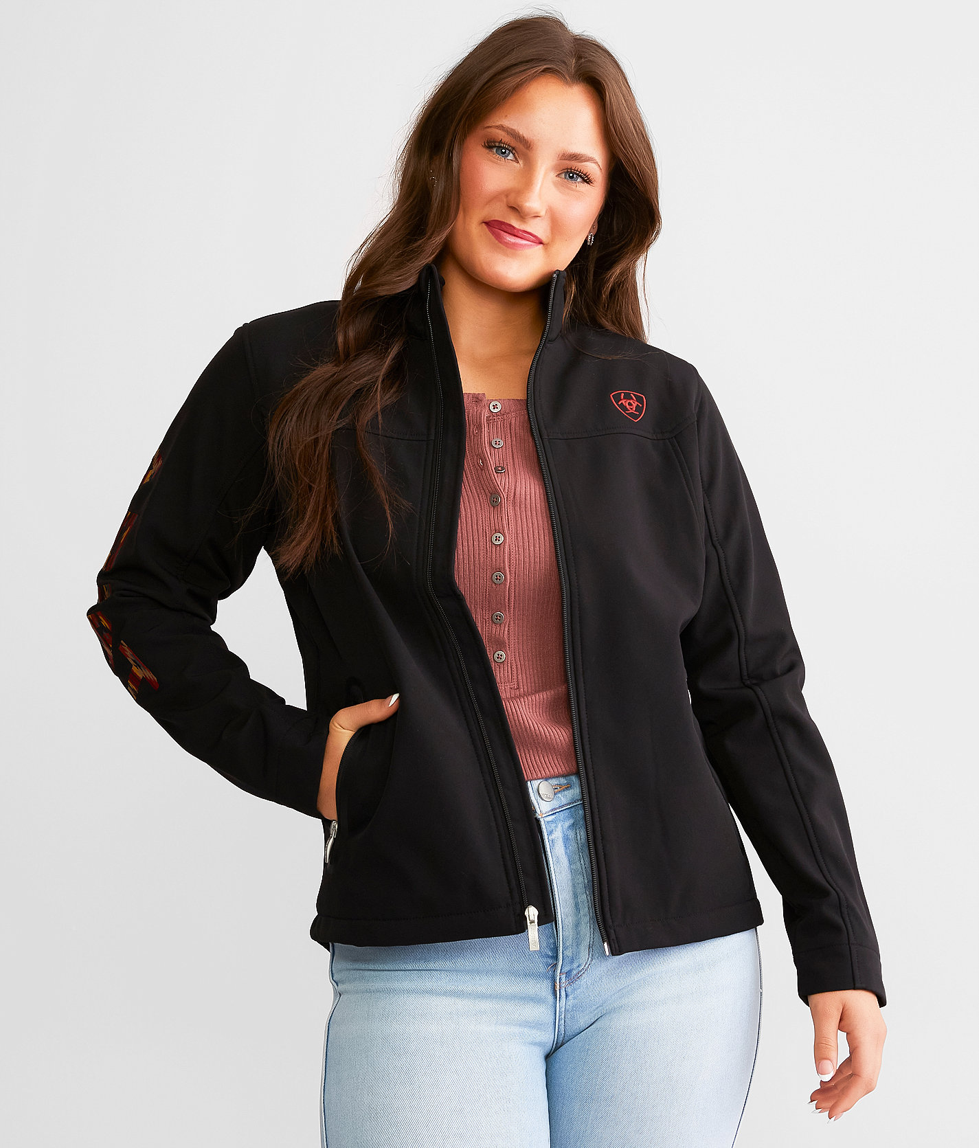 ARIAT WMS Agile Veste Softshell Bleu Marine Jacket, XS Femmes