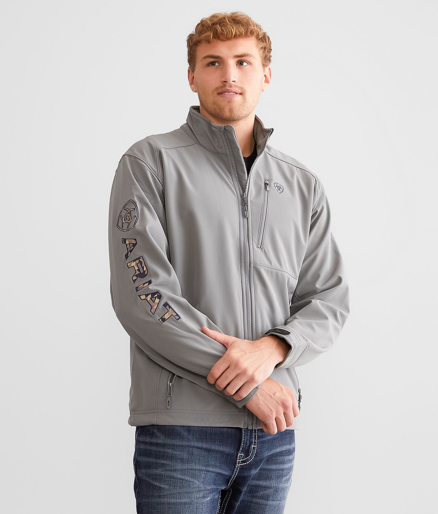 Ariat 2.0 Softshell Jacket - Men's Coats/Jackets in Jetty Gray