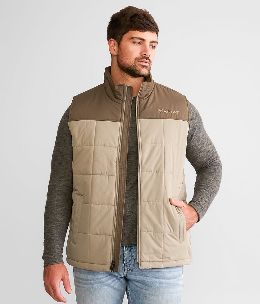 Ariat Crius Insulated Vest - Men's Coats/Jackets in Brindle Brown | Buckle