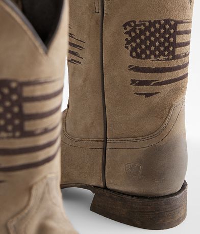 Ariat Circuit Patriot Leather Cowboy Boot misc detail 4 view