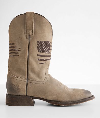 Ariat Circuit Patriot Leather Cowboy Boot front view