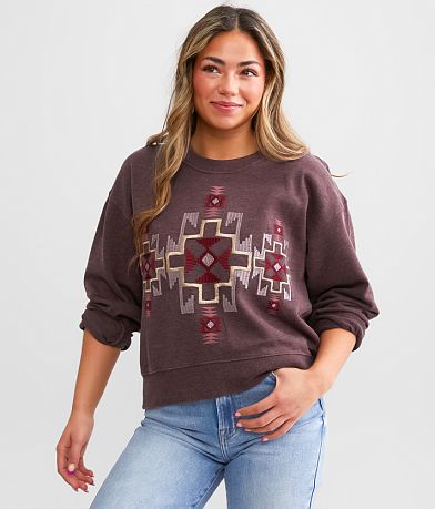 Ariat Larson Cropped Pullover full left side view