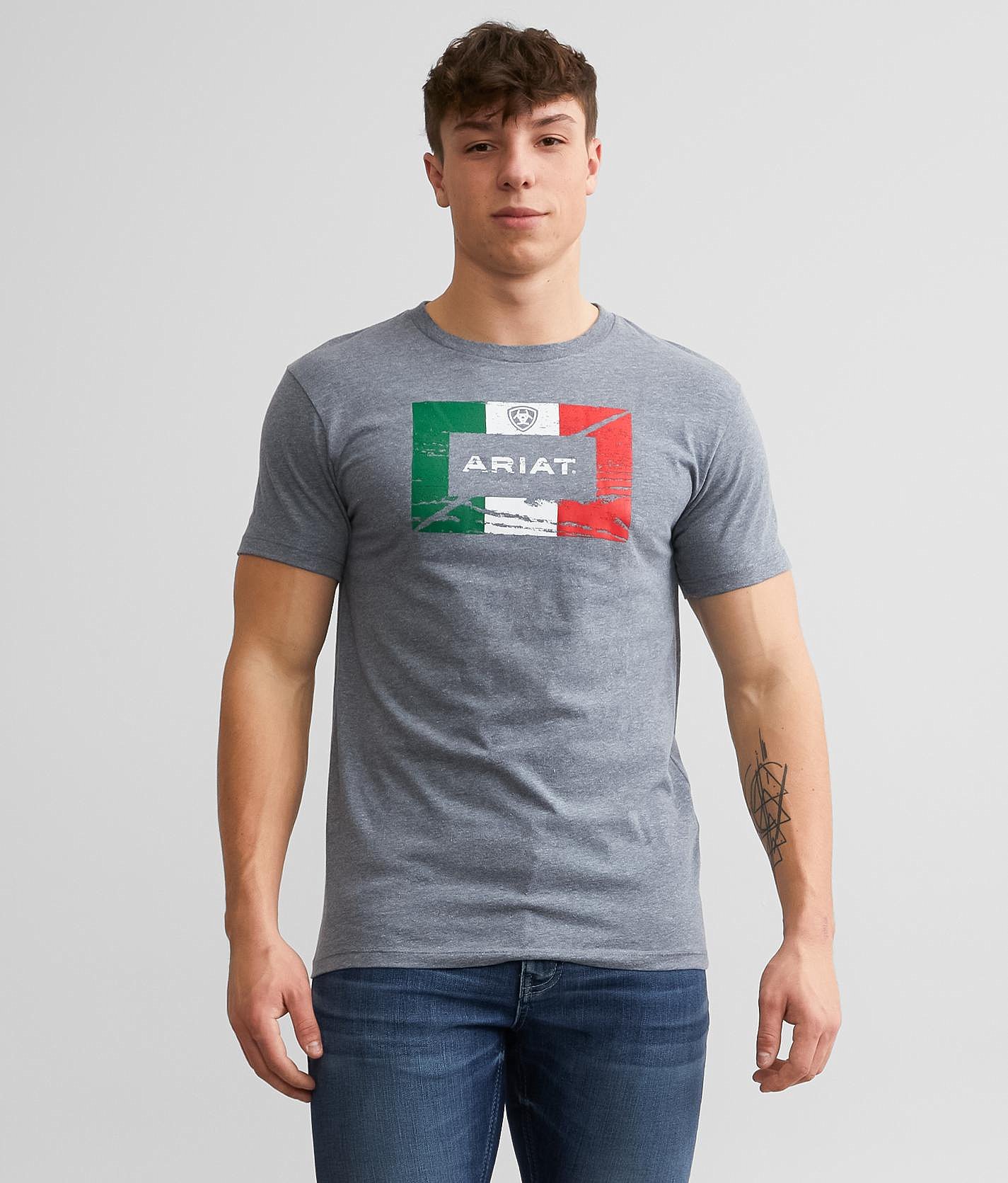 Ariat Men's Armadillo On A Half Shell Logo Graphic T-Shirt in Dark Olive