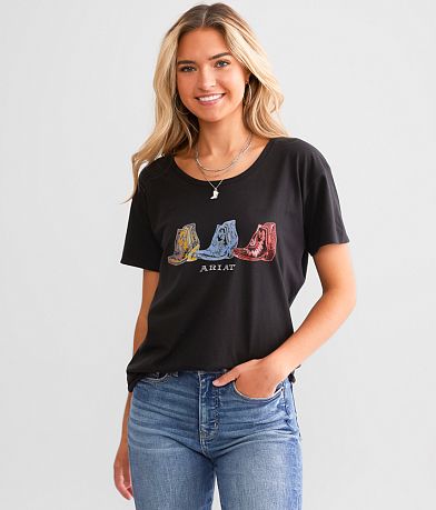 Ariat Pop Boots T-Shirt front view