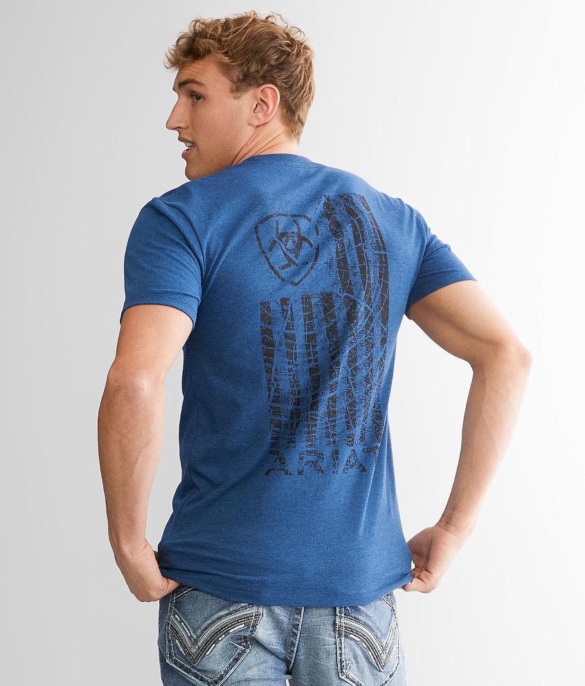 Ariat Crosscut Flag T-Shirt front view