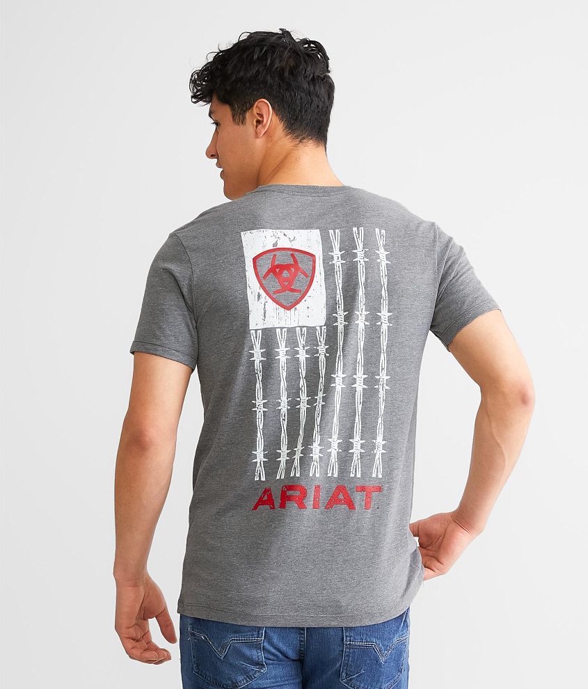 Ariat Barbed USA T-Shirt front view