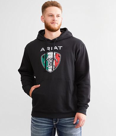 Ariat Barn Shield Hooded Sweatshirt front view