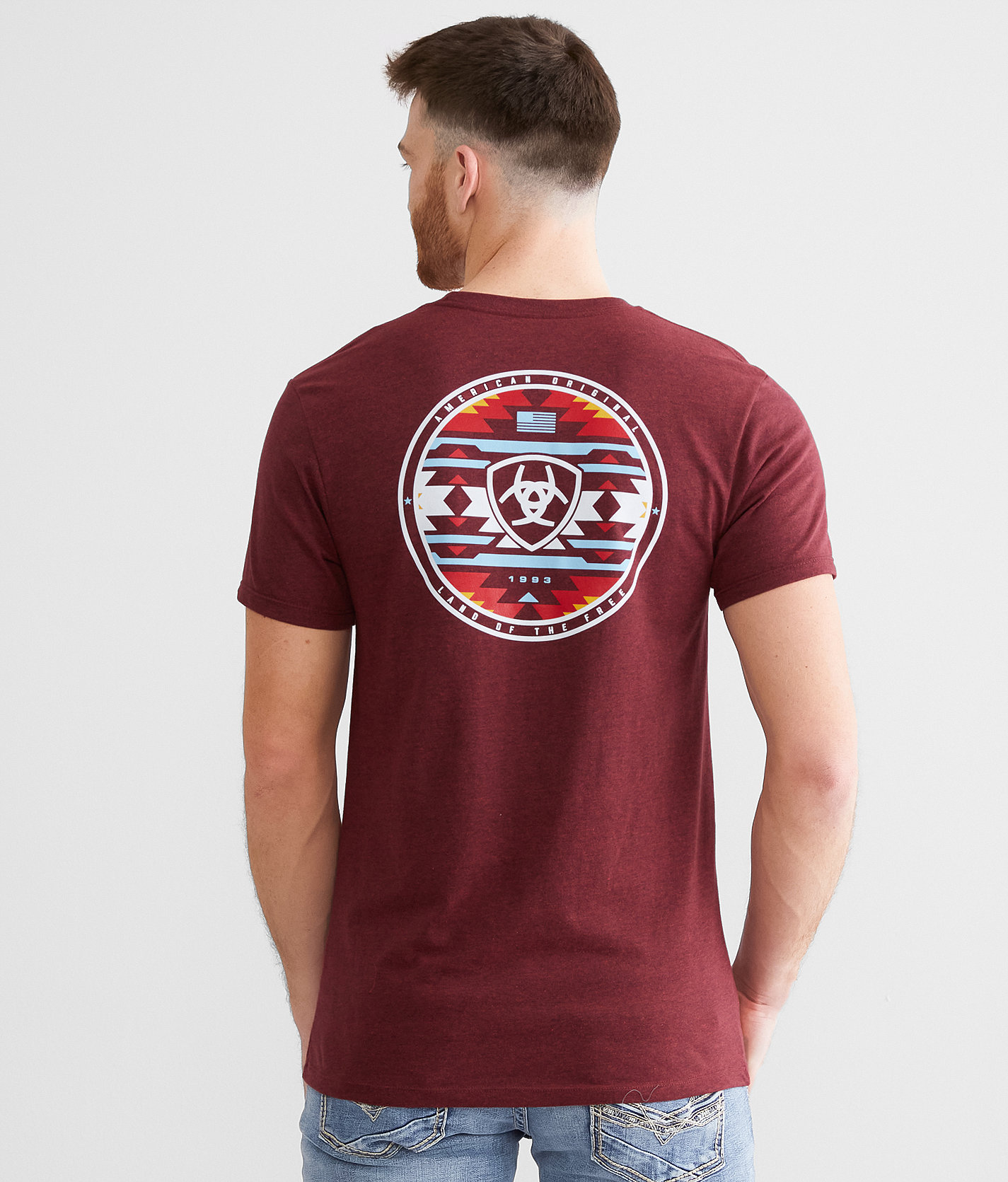 Ariat Freedom For All – T-Shirt Uomo/donna, Design Originale